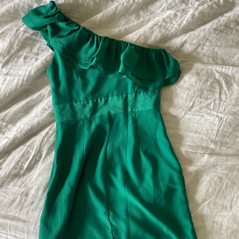 One Shoulder Ruffle Dress - Picture 5 of 5